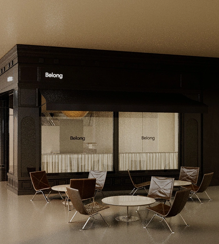 Belong storefront at Place Vendôme Mall
